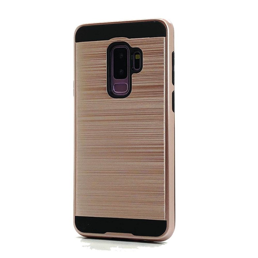 Brush Hybrid Case For Samsung S9 Plus Rose Gold Wholesale