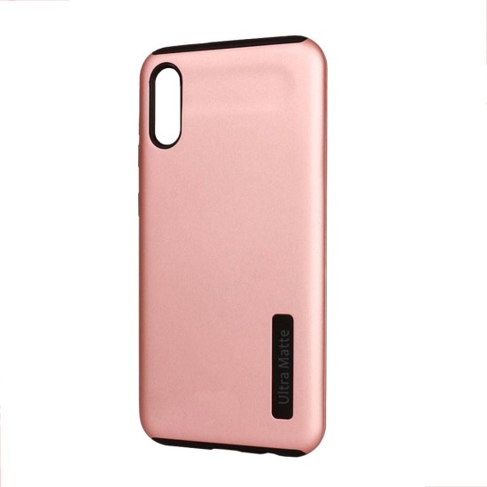 Ultra Matte Hybrid Case For Samsung A01 Core (rose gold)