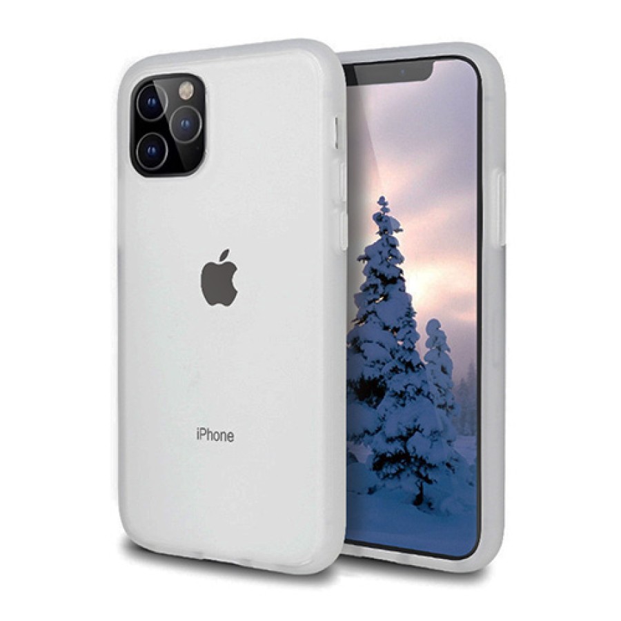 Heavy Duty Matte Clear Case For Iphone 11 Pro Max White Wholesale